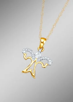 Discount BADER Schutzengel-Anhänger mit 15 Diamanten