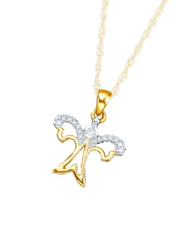 Discount BADER Schutzengel-Anhänger mit 15 Diamanten