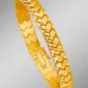 Sale BADER Schweres Armband in Geflecht-Optik mit Kastenschloss