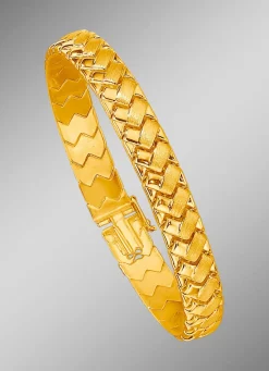 Sale BADER Schweres Armband in Geflecht-Optik mit Kastenschloss