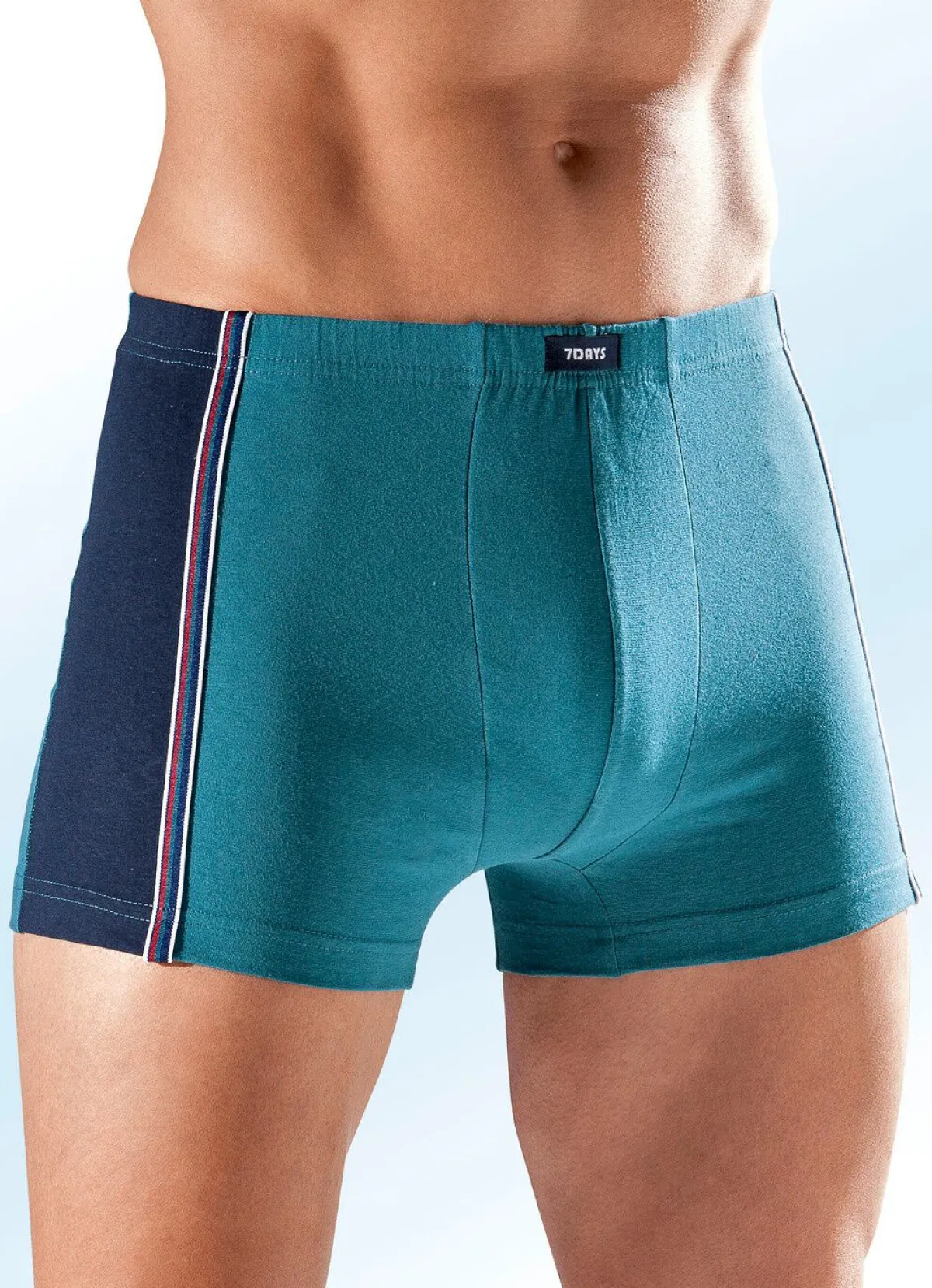 Discount BADER Sechserpack Pants it Dehnbund 1X PETROL, 1X GRAU MELIERT, 1X BORDEAUX, 3X MARINE