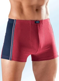 Discount BADER Sechserpack Pants it Dehnbund 1X PETROL, 1X GRAU MELIERT, 1X BORDEAUX, 3X MARINE