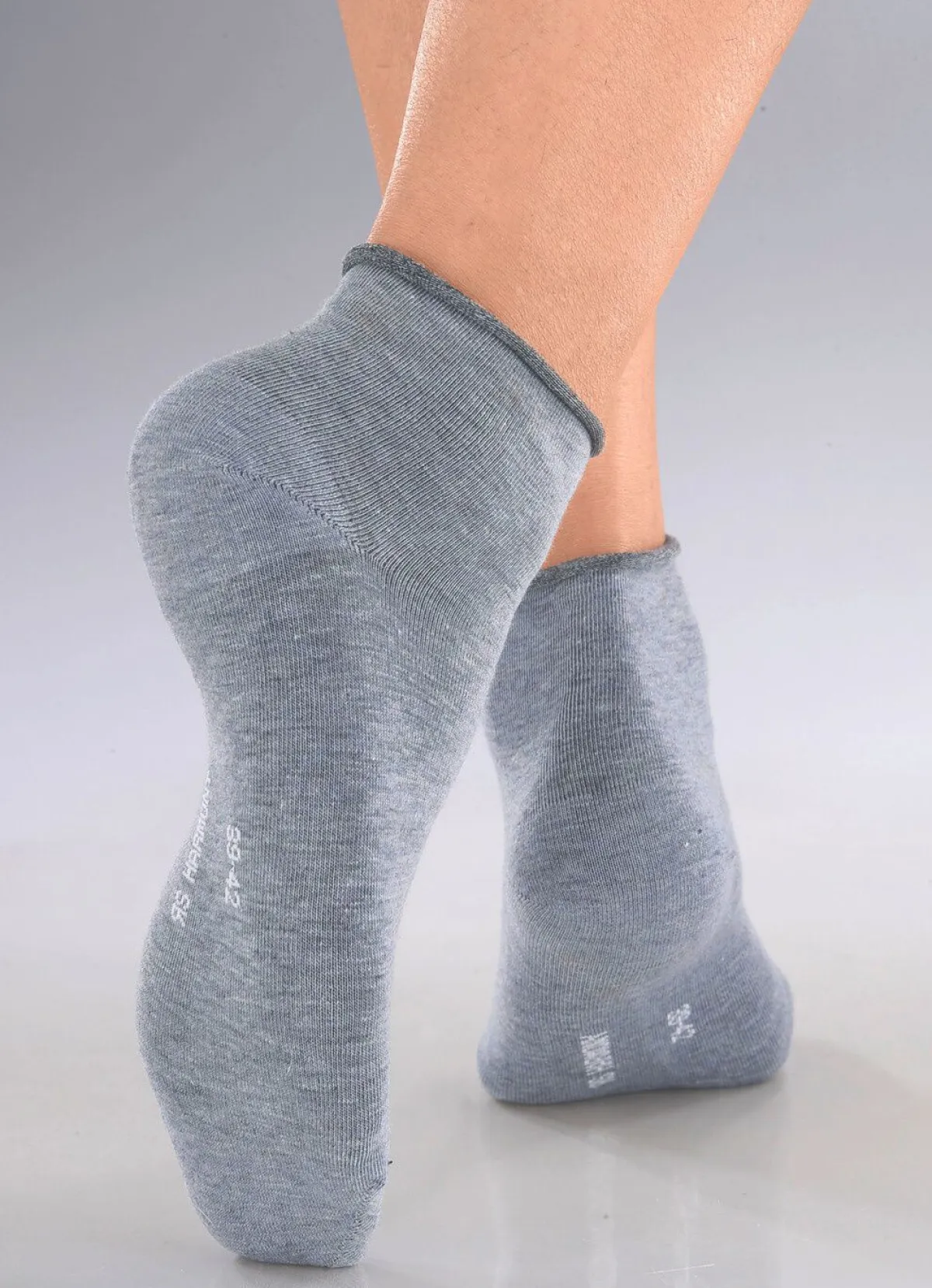 Online BADER Sechserpack Socken mit Rollrand 6X JEANSTÖNE