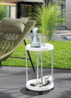 Sale BADER Servierwagen aus Kunststoff weiß