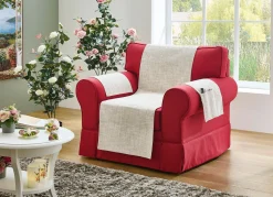 Discount BADER Sessel,- Couch,- und Armlehnschoner NATUR