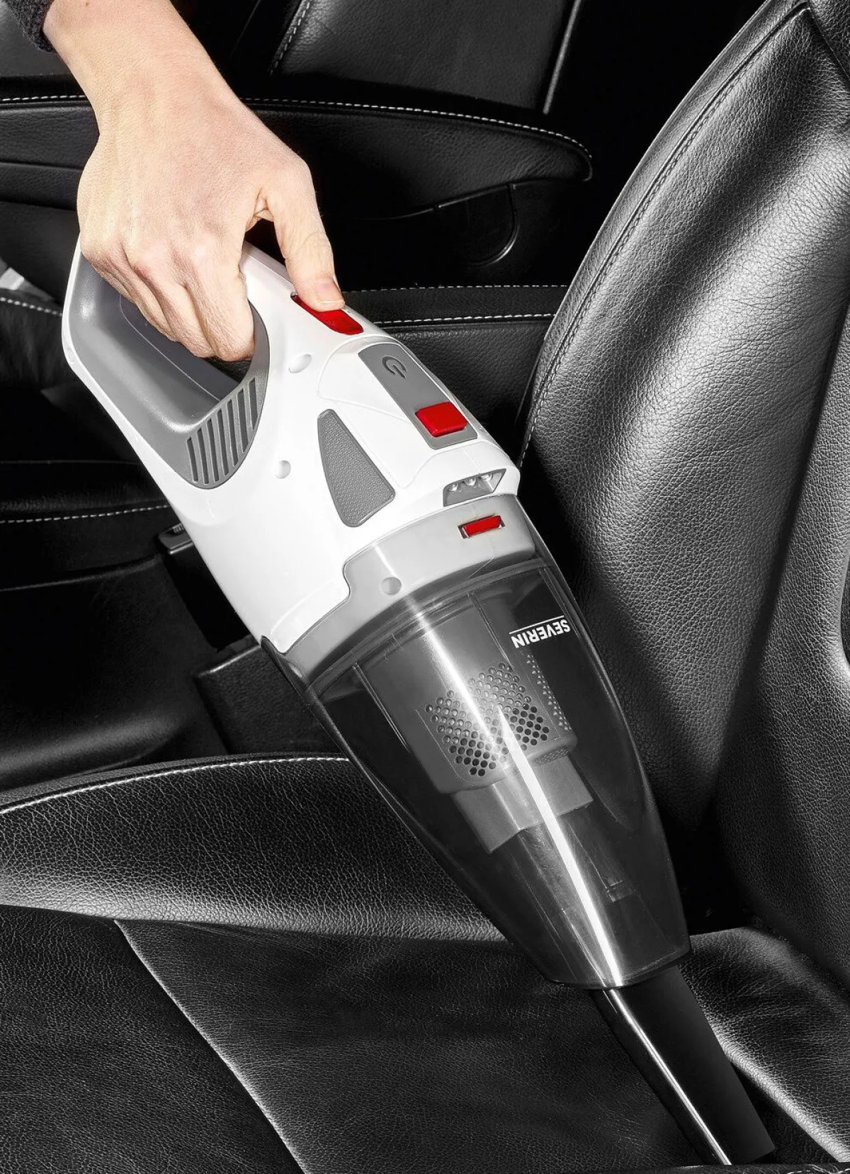 Clearance SEVERIN -Akku-Stielsauger 2-in-1, mit abnehmbarem Handsauger SCHWARZ-WEISS