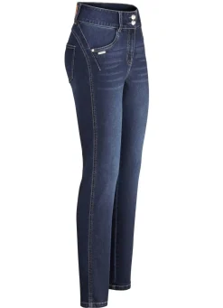 Discount BADER Shaping-Jeans in 4-Pocket-Form DUNKELBLAU