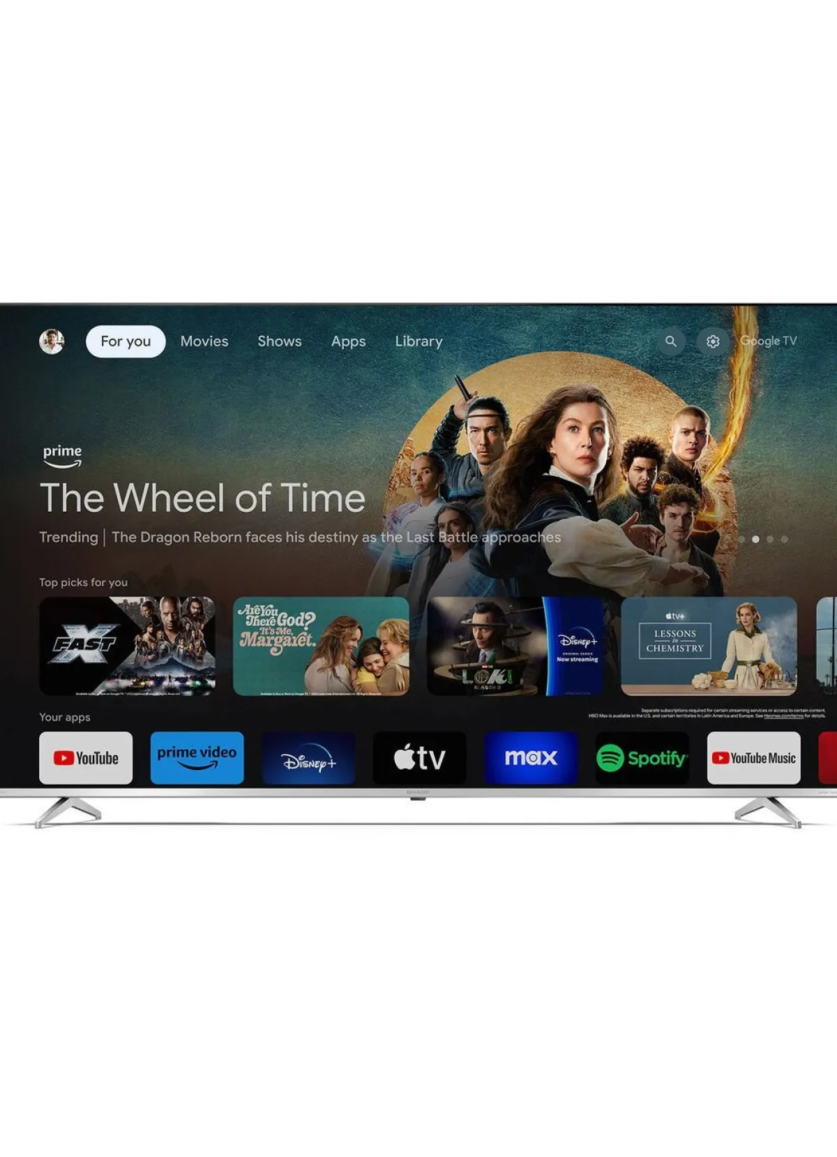 Hot BADER Sharp 70GP6260E 4K Ultra HD QLED Google Fernseher SCHWARZ