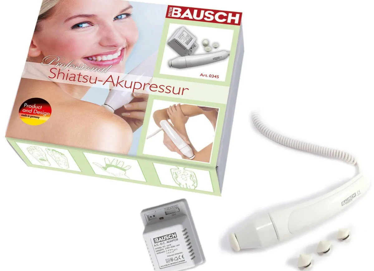 New BAUSCH Shiatsu-Akupressurgerät WEISS