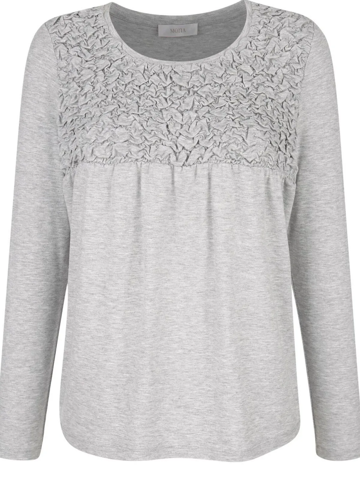 Clearance BADER Shirt GRAU MELIERT