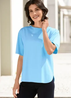 Best KLAUS MODELLE MADE IN GERMANY Shirt in legerer Form HELLBLAU