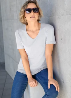 Online BADER Shirt mit hohem Tragekomfort in 10 Farben POLARGRAU