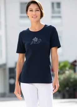 Outlet BADER Shirt mit hohem Tragekomfort in 4 Farben MARINE