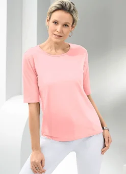 New BADER Shirt mit rundem Halsausschnitt in 10 Farben ROSÉ