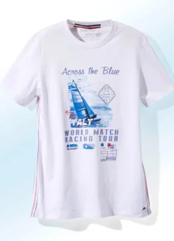 Clearance BADER Shirt von „Milano Italy“ in 4 Farben WEISS