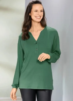 BADER Shirt-Tunika mit Elastan GRÜN