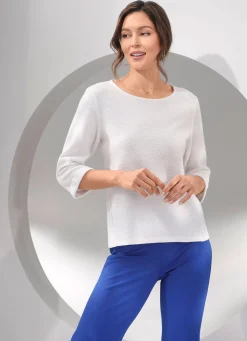 Online BADER Shirt-Tunika mit raffinierten Nähten ECRU