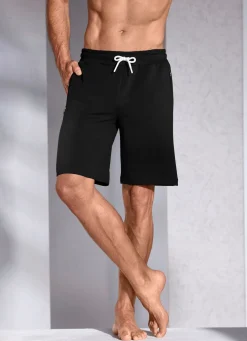PLANTIER Shorts mit Baumwolle SCHWARZ