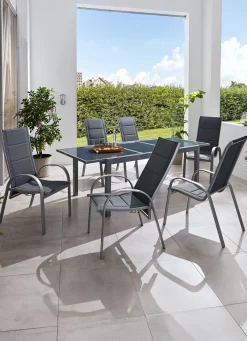 Outlet BADER Sitzgruppe Amalfi Deluxe GRAU