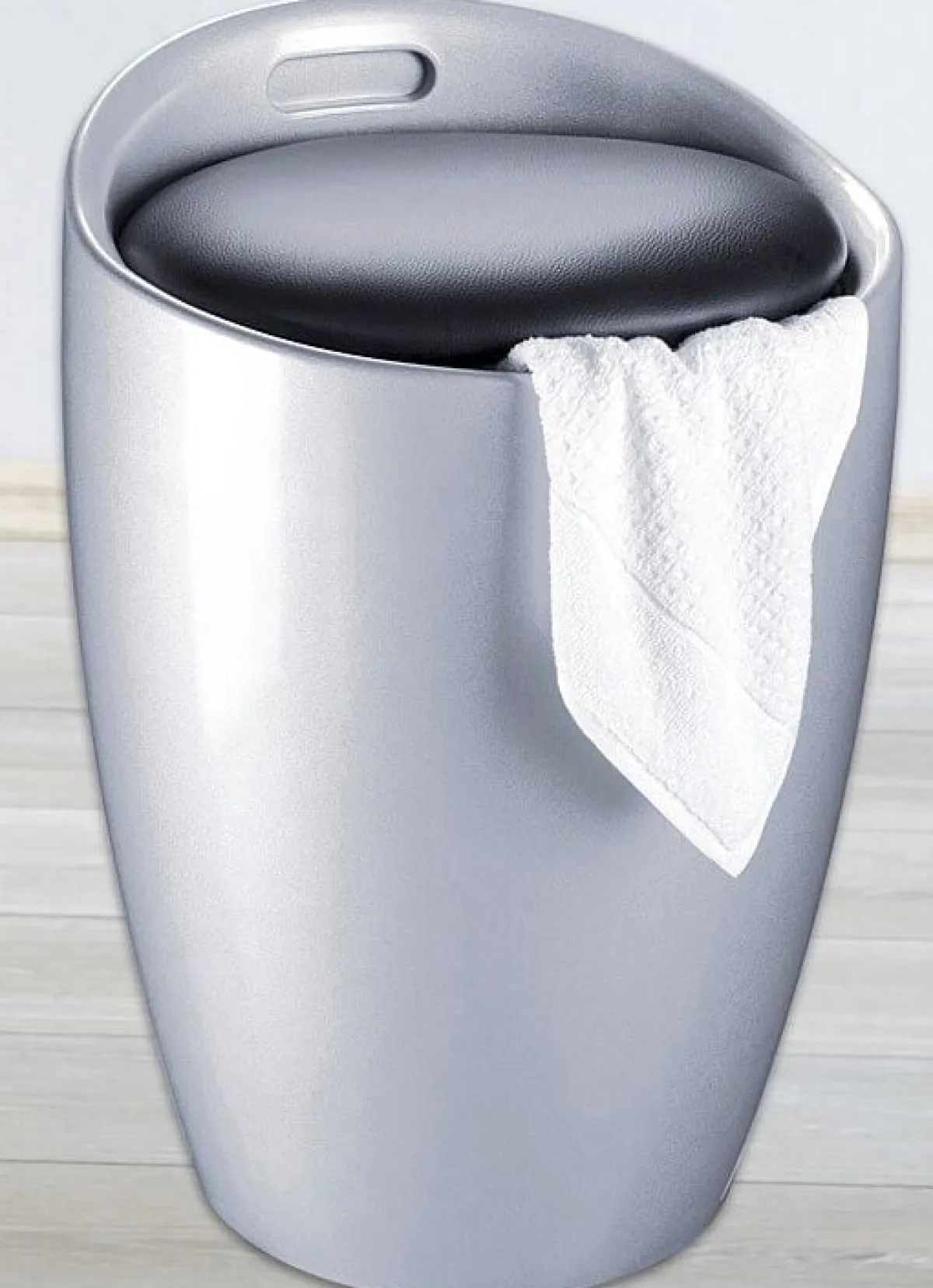Online BADER Sitzhocker mit Stauraum SILBER