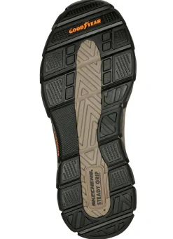 Discount Skechers , bequeme Herren-Slipper, mit geformter Slip-Ins Fersenplatte DUNKELBRAUN