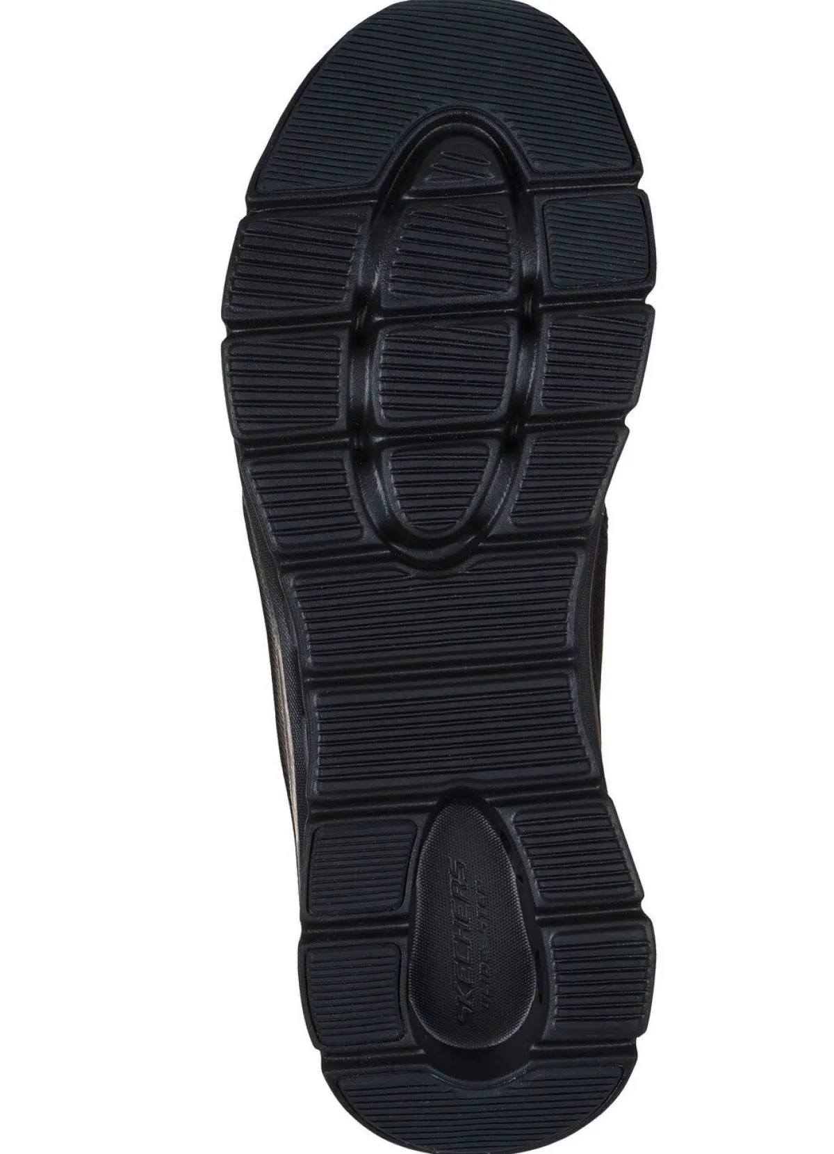 Best Skechers , Herren-Sneaker, mit geformter Slip-Ins Fersenplatte SCHWARZ