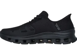 Best Skechers , Herren-Sneaker, mit geformter Slip-Ins Fersenplatte SCHWARZ