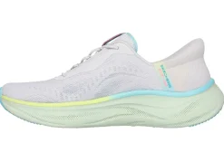 Discount Skechers Sneaker mit geformter Slip-Ins Fersenplatte EISGRAU-MULTICOLOR