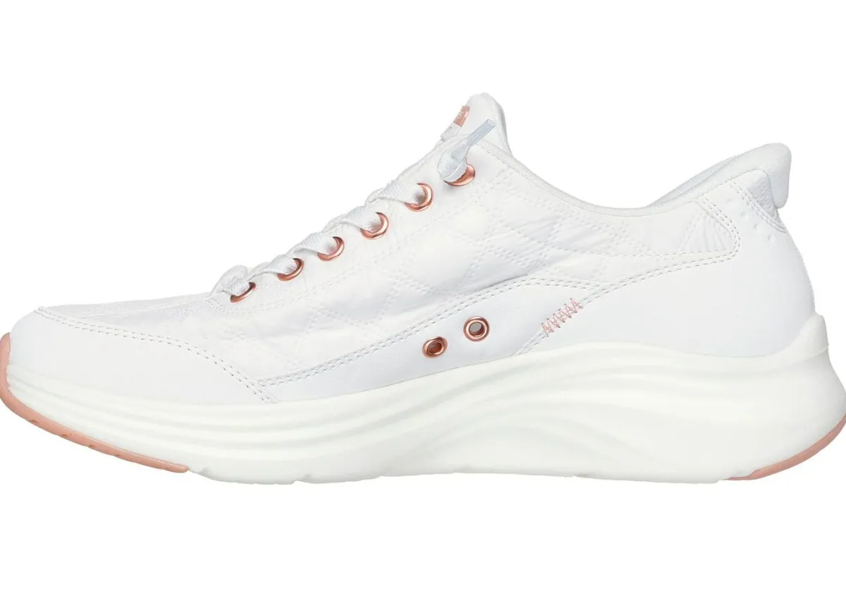 Online BADER SKECHERS, stylische Damen-Sneaker, mit geformter Slip-Ins Fersenplatte WEISS