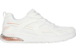 Outlet Skechers , stylische Damen-Sneaker, mit Schnürung WEISS
