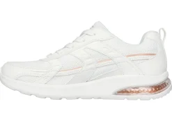 Outlet Skechers , stylische Damen-Sneaker, mit Schnürung WEISS