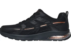 Outlet Skechers , stylische Damen-Sneaker, mit Schnürung SCHWARZ