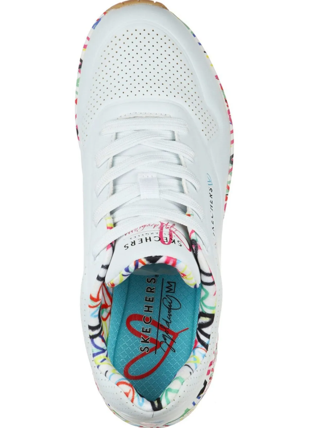 Best Skechers , trendige Damen-Sneaker, mit sichtbarem Luftpolster WEISS