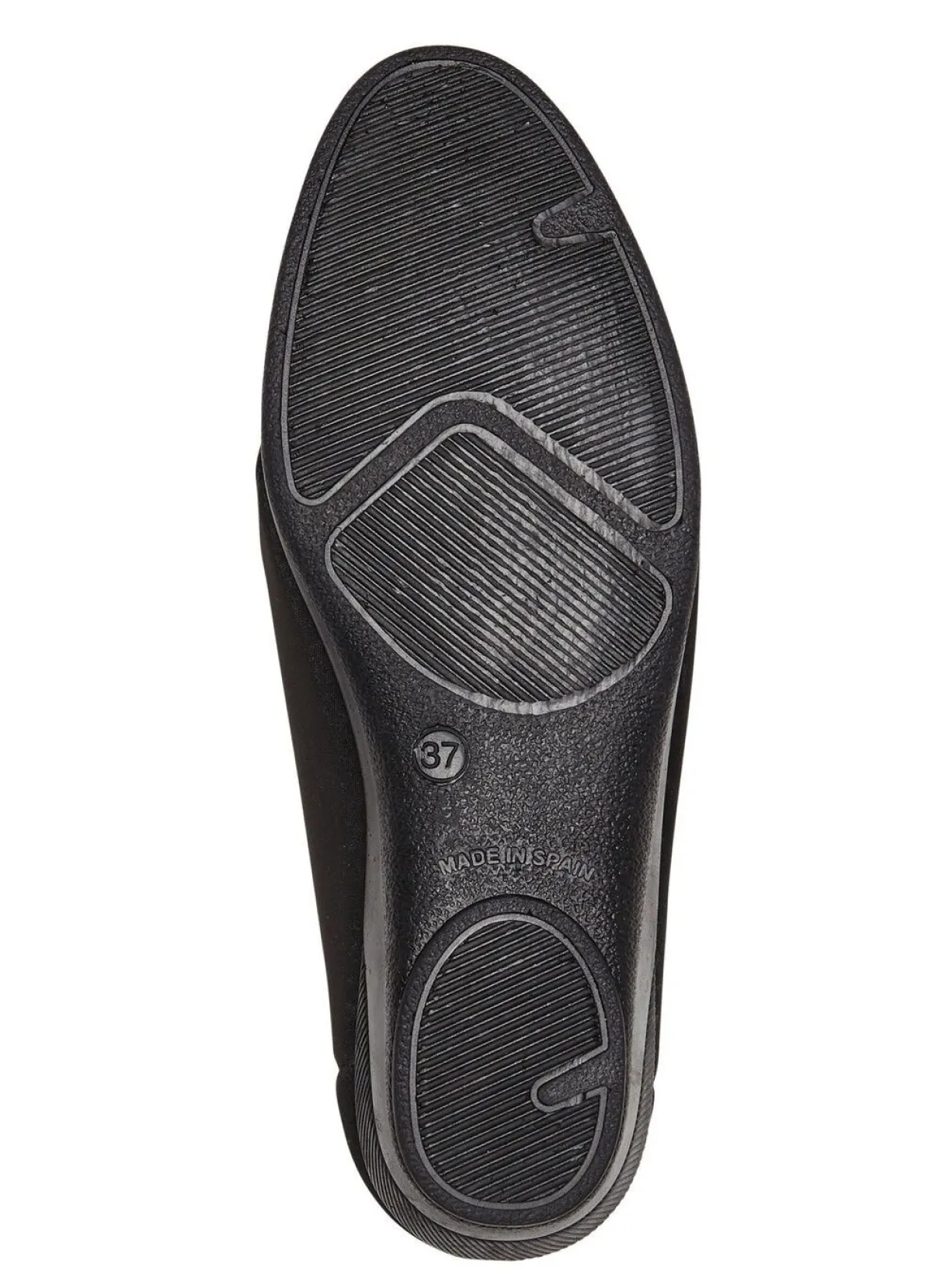 Best BADER Slipper aus elastischem Textilmaterial SCHWARZ-GRAU