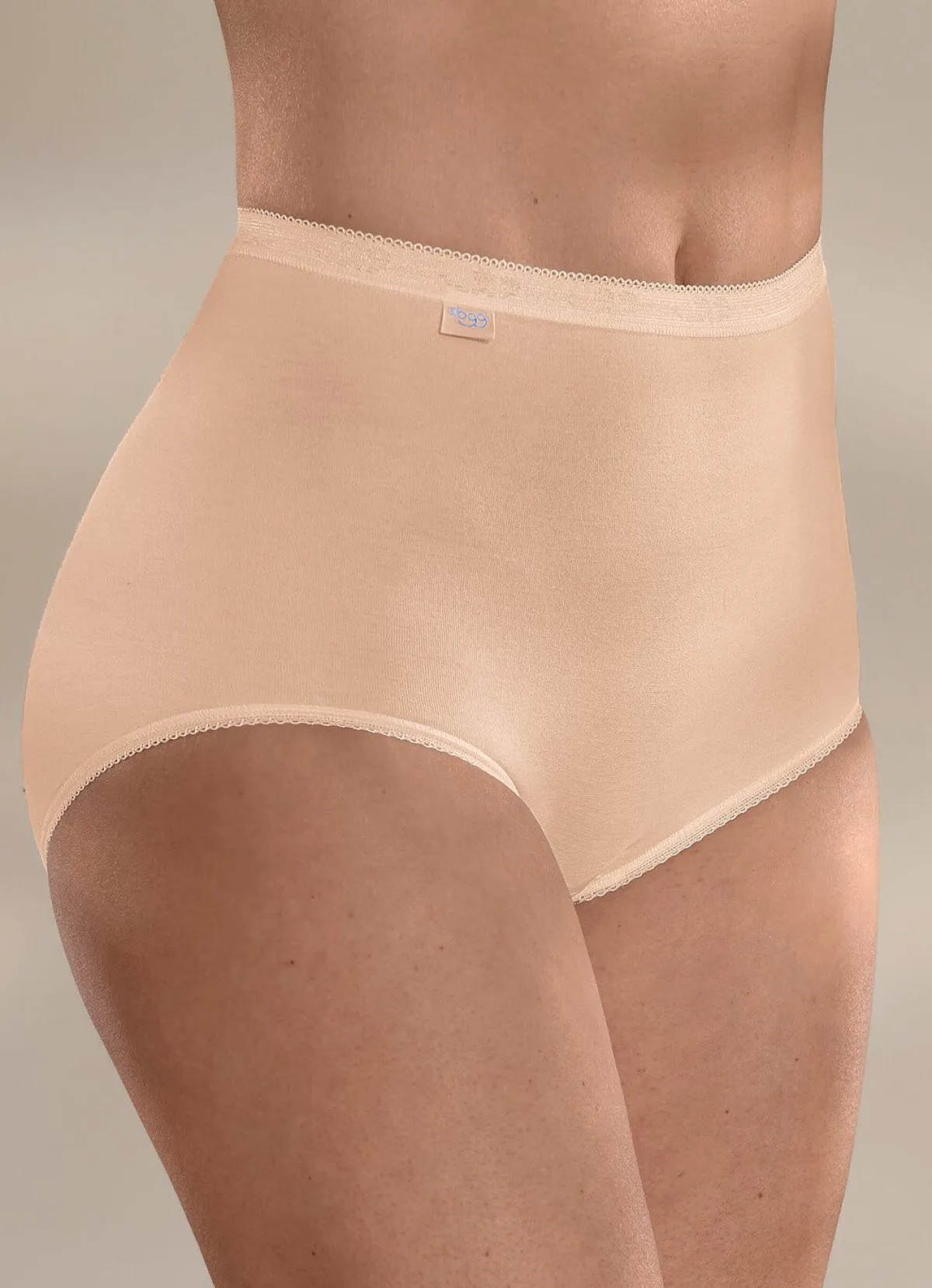 Clearance SLOGGI Dreierpack Maxi Slip mit elastischen Abschlüssen HAUT