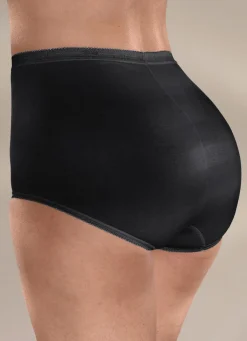 Clearance SLOGGI Dreierpack Maxi Slip mit elastischen Abschlüssen SCHWARZ