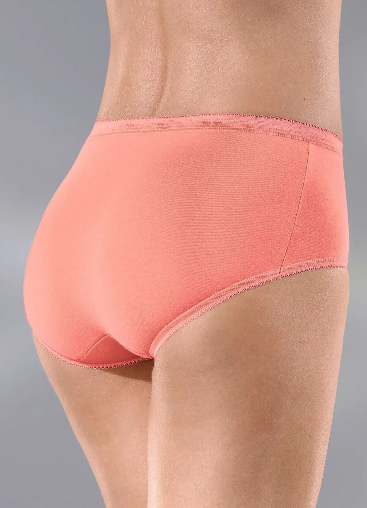 Clearance SLOGGI Basic+ Midi Dreierpack Slips 1X ECRU, 1X TERRA, 1X APRICOT