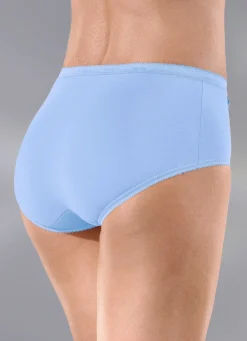 Hot SLOGGI Basic+ Midi Dreierpack Slips 1X BLEU, 1X MARINE, 1X WEISS