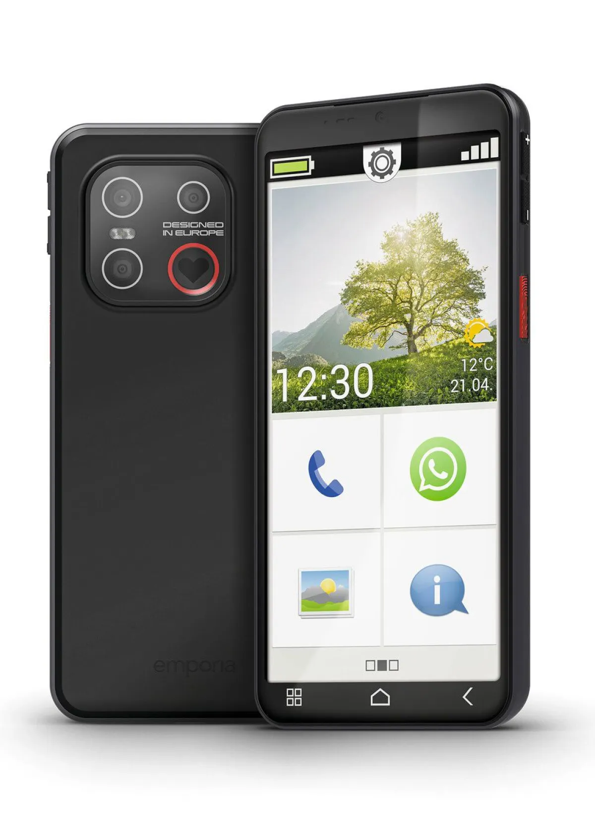 Online EMPORIA SMART.7mini Smartphone SCHWARZ