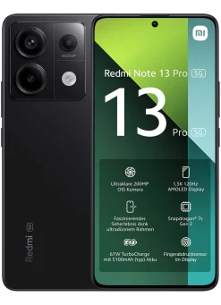Outlet Xiaomi Smartphone Redmi Note 13 Pro SCHWARZ