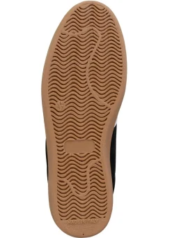 Hot BADER Sneaker aus Veloursleder mit Nappa-Besätzen und gepolstertem Schaftrand SCHWARZ