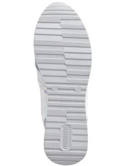 Clearance Remonte Sneaker mit schimmernden Pailletten BLEU-WEISS
