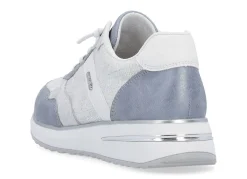 Clearance Remonte Sneaker mit schimmernden Pailletten BLEU-WEISS