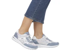 Clearance Remonte Sneaker mit schimmernden Pailletten BLEU-WEISS