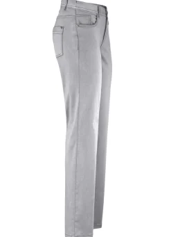 Best ASCARI Softe Hose in 5-Pocket-Form HELLGRAU