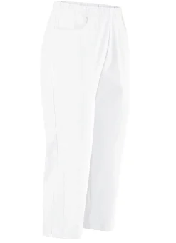 Best KLAUS MODELLE MADE IN GERMANY Soft-Stretch-Caprihose WEISS