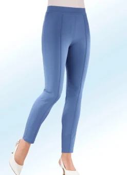 Outlet KLAUS MODELLE MADE IN GERMANY Soft-Stretch-Hose AZURBLAU