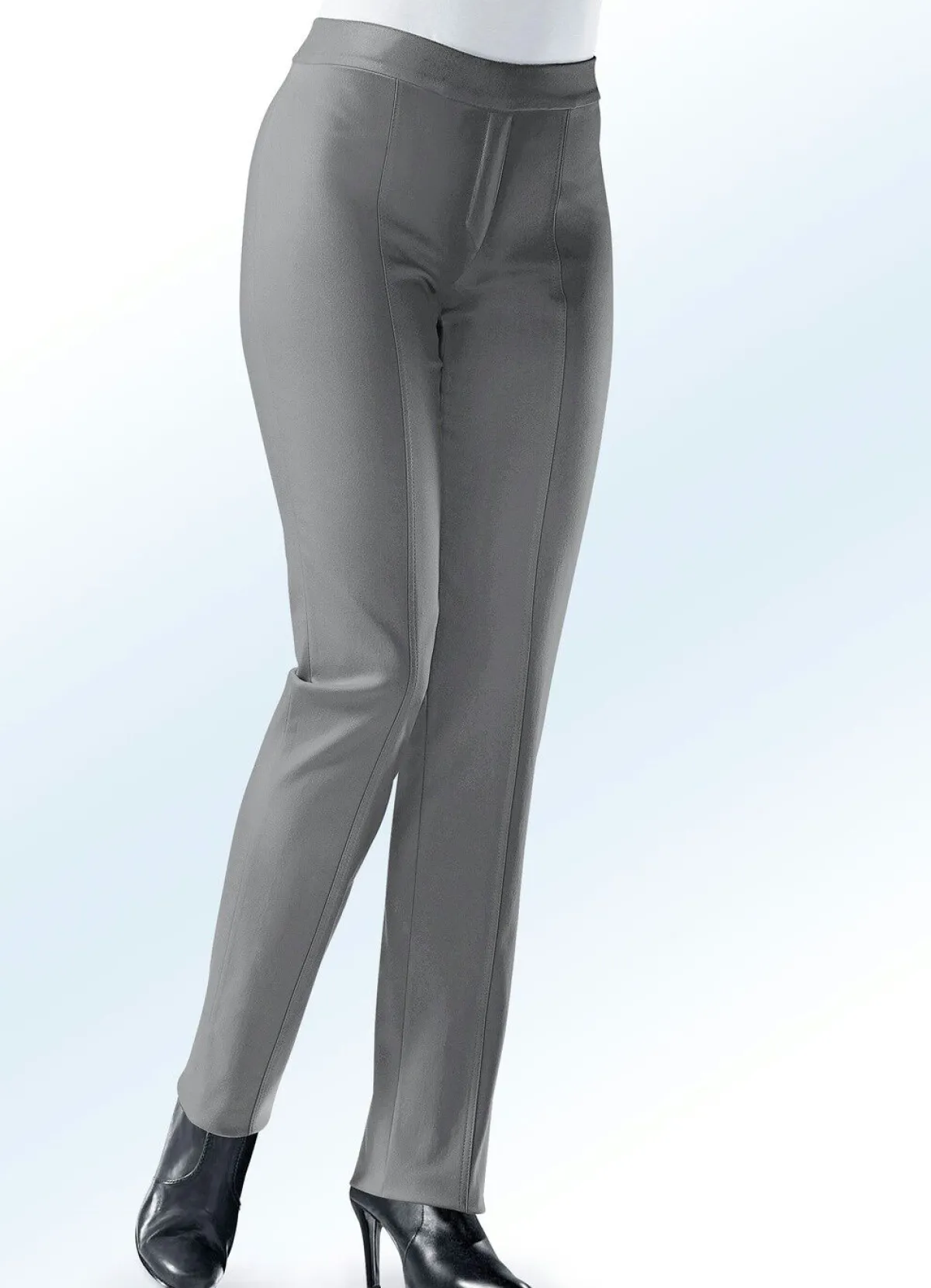 BADER Soft-Stretch-Hose MITTELGRAU