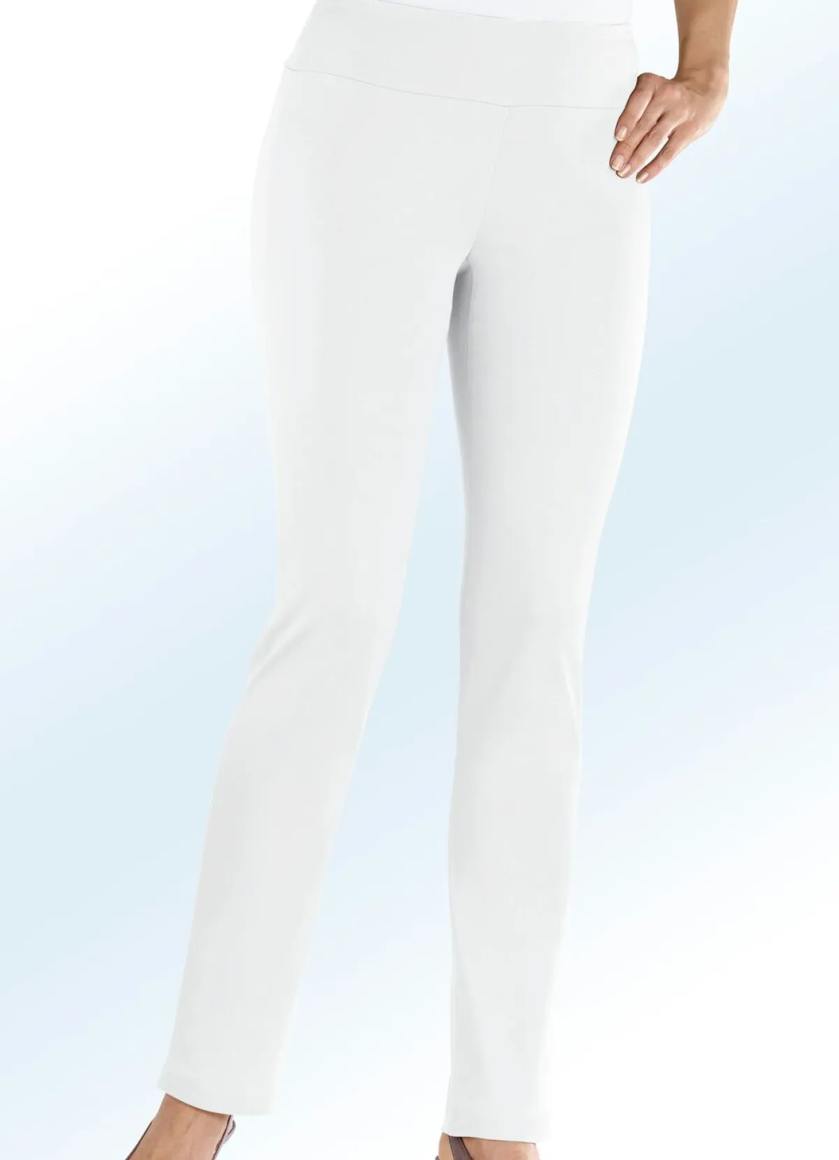 Outlet BADER Soft-Stretch-Hose WEISS