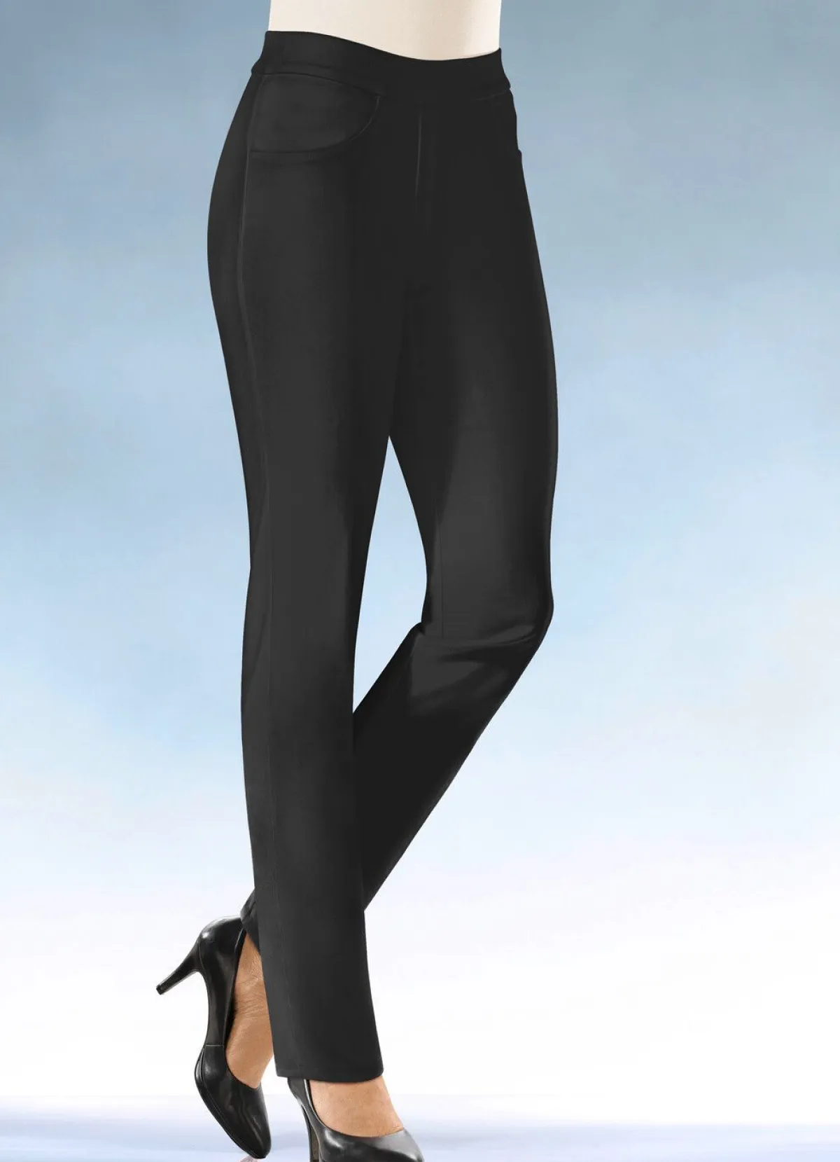 Online KLAUS MODELLE MADE IN GERMANY Soft-Stretch-Hose in komfortabler Schlupfform SCHWARZ